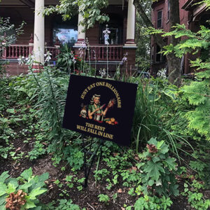 Just EAT One Billionaire - The Rest Will Fall In Line, FDT Anti Trump Billionaire Fascism Oligarchy Yard Sign