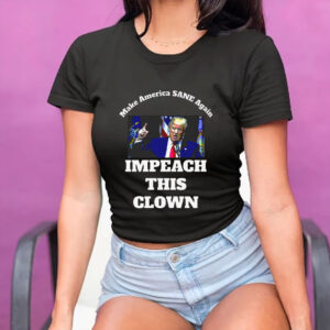 Make America SANE Again, Impeach This Clown Anti Trump 2025 T-Shirt