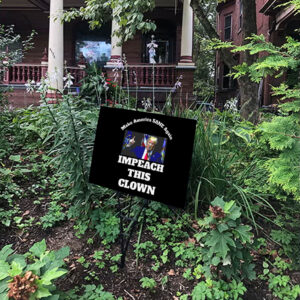 Make America SANE Again, Impeach This Clown Anti Trump 2025 Yard Sign