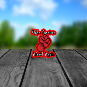 Make Fascists Afraid Again Anti Maga 2025 Sticker, Car Magnet