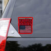 Make Lying Wrong Again - America Flag Sticker, Car Magnet