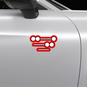 Morse Code FDT Sticker, Car Magnet