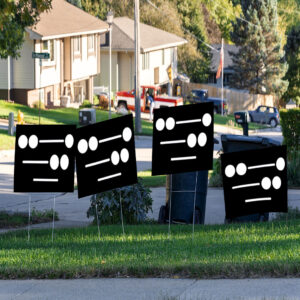 Morse Code FDT Yard Sign