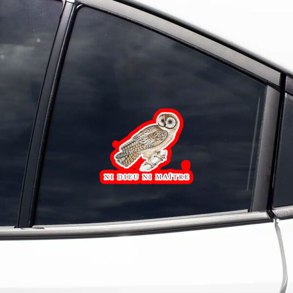 Ni Dieu Ni Maître, No God No Master, Anti Trump Sticker, Car Magnet