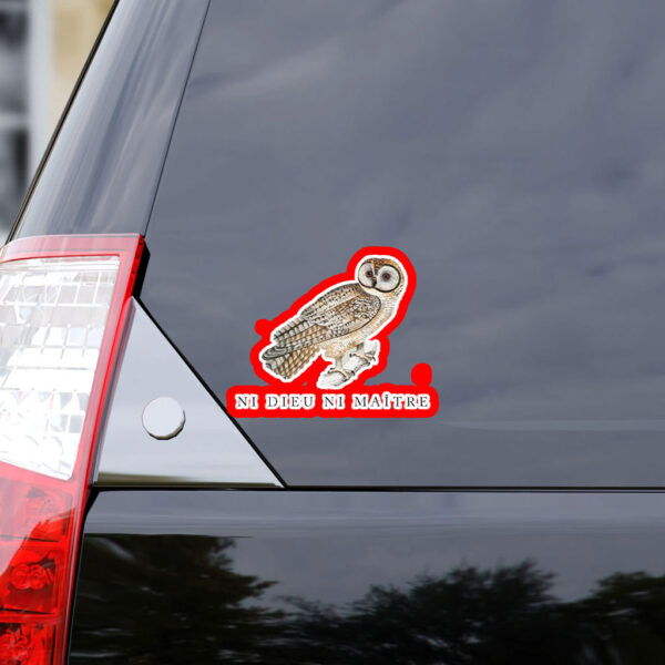 Ni Dieu Ni Maître, No God No Master, Anti Trump Sticker, Car Magnet