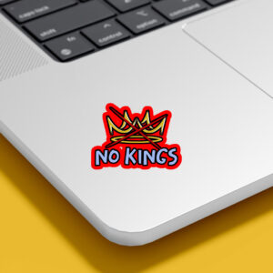 No Kings, Anti-Trump Hands Off Rally, 50501 Sticker, Car Magnet