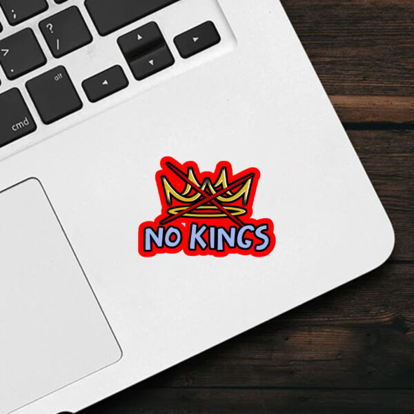 No Kings, Anti-Trump Hands Off Rally, 50501 Sticker, Car Magnet