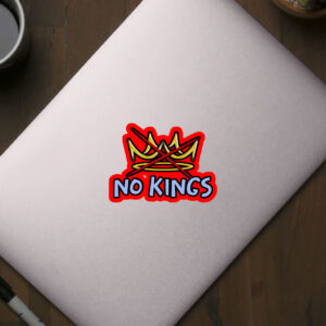 No Kings, Anti-Trump Hands Off Rally, 50501 Sticker, Car Magnet