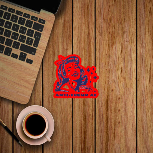 No Kings FDT, Anti-Trump AF 2025 Sticker, Car Magnet