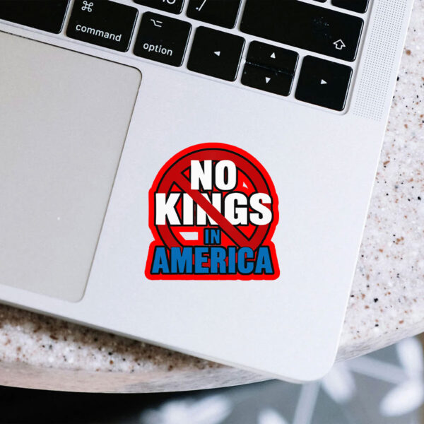 No Kings In America, Anti Trump, Anti Musk Sticker, Car Magnet