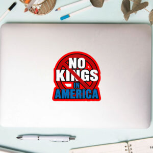 No Kings In America, Anti Trump, Anti Musk Sticker, Car Magnet