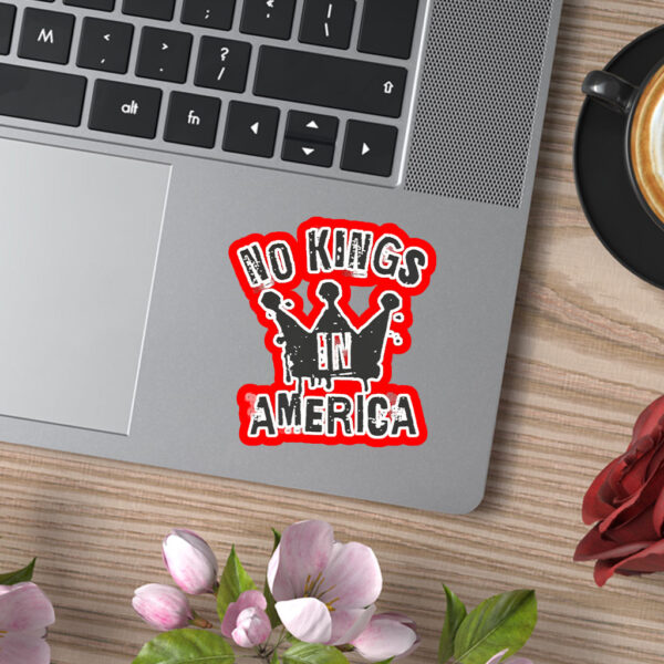 No Kings In America Protest 2025 Sticker, Car Magnet