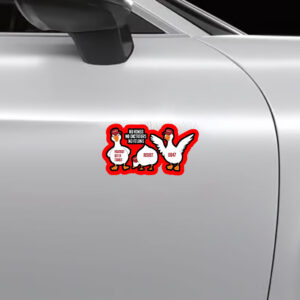 No Kings No Dictators No Felons Democrat Sticker, Car Magnet