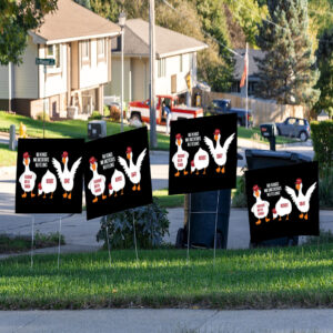 No Kings No Dictators No Felons Democrat Yard Sign