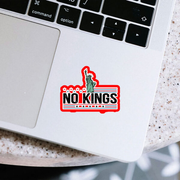 No Kings in America - Anti Fascism 2025 Sticker, Car Magnet