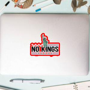 No Kings in America - Anti Fascism 2025 Sticker, Car Magnet