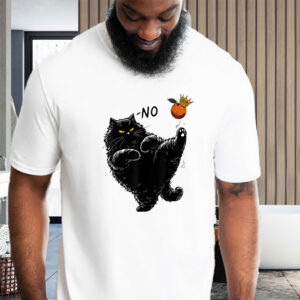 No Kings in America Black Cat T-Shirt