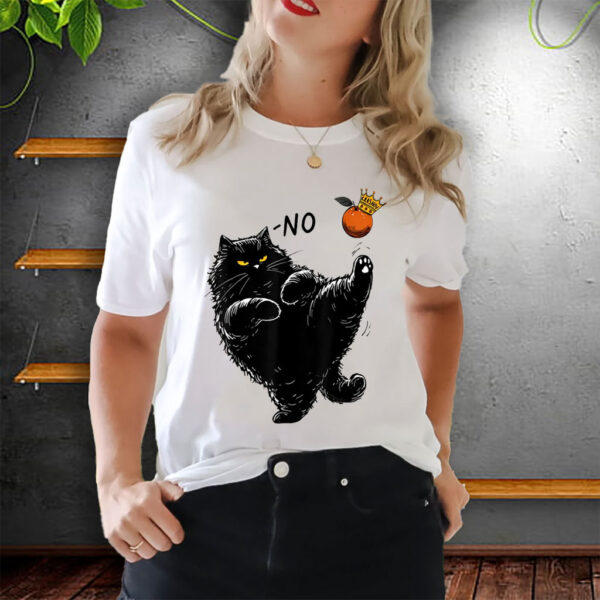 No Kings in America Black Cat T-Shirt