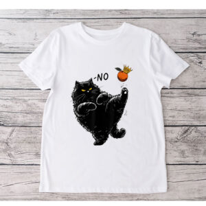 No Kings in America Black Cat T-Shirt
