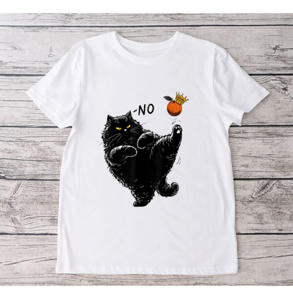 No Kings in America Black Cat T-Shirt