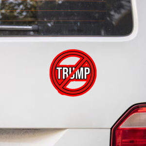 No Trump - Political Flair 2025 Sticker, Car Magnet
