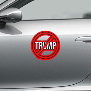No Trump - Political Flair 2025 Sticker, Car Magnet