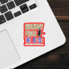 Nobody Fires the Boss, The Republic Is Under Siege By A Moron 2025 Sticker, Car Magnet