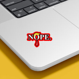 Nope – Anti Trump Sticker, Car Magnet