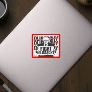 Official Fight Oligarchy Sticker, Bernie Sanders Car Magnet