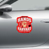 Official Hands Off Harvard Protect Our Freedom Sticker, Car Magnet