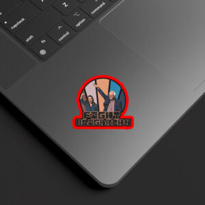 Political Revolution, Bernie Sanders AOC Fight Oligarchy Anti Trump Musk Fascism Sticker, Car Magnet