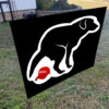 Pooping Dog Anti Trump, Anti MAGA Anti Fascism 2025 Yard Sign