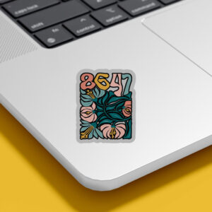 Pro Immigration, Anti Trump 86 47 Floral Boho Style Sticker, Car Magnet