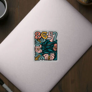 Pro Immigration, Anti Trump 86 47 Floral Boho Style Sticker, Car Magnet