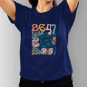 Pro Immigration, Anti Trump 86 47 Floral Boho Style T-Shirt