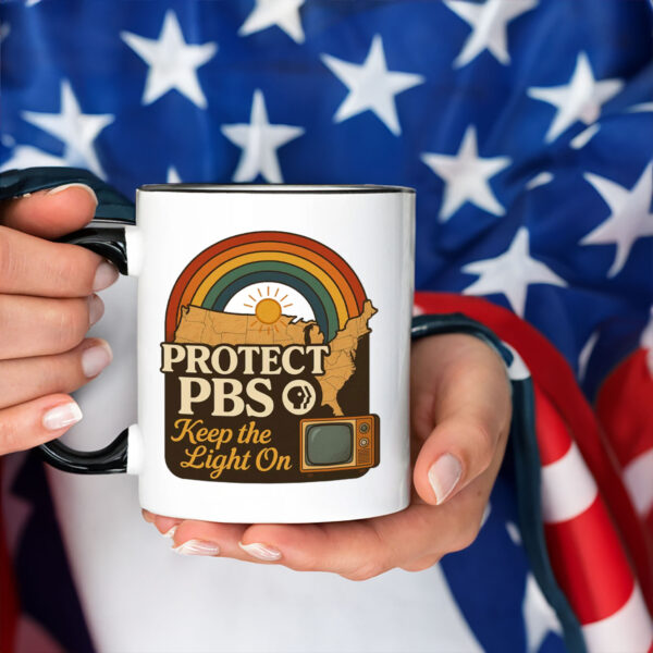 Protect PBS Keep The Light On - Retro PBS Protect Mug