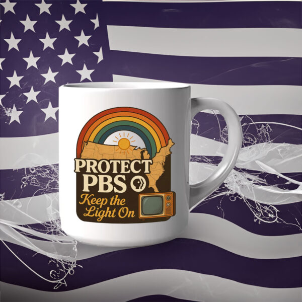 Protect PBS Keep The Light On - Retro PBS Protect Mug