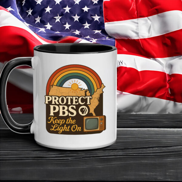 Protect PBS Keep The Light On - Retro PBS Protect Mug