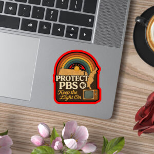 Protect PBS Keep The Light On - Retro PBS Protect Sticker, Car Magnet