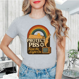 Protect PBS Keep The Light On - Retro PBS Protect T-Shirt