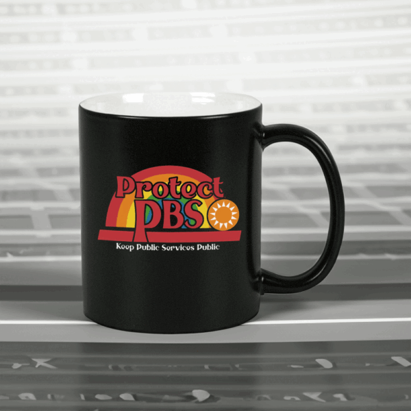 Protect PBS Koop Public Services Public - Protect PBS Rainbow 2025 Mug