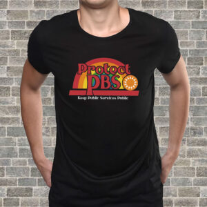 Protect PBS Koop Public Services Public - Protect PBS Rainbow 2025 T-Shirt