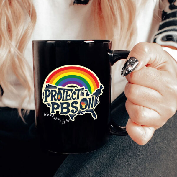 Protect PBS Save Public Broadcasting, Keep The Light 2025 Mug