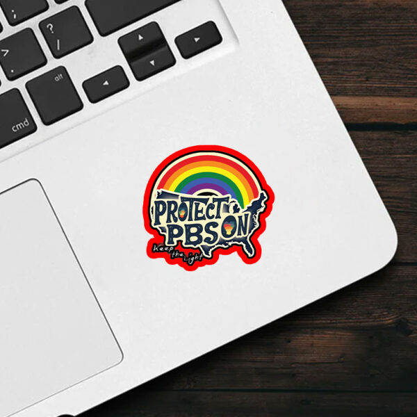 Protect PBS Save Public Broadcasting, Keep The Light 2025 Sticker, Car Magnet