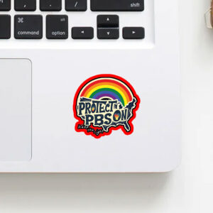 Protect PBS Save Public Broadcasting, Keep The Light 2025 Sticker, Car Magnet