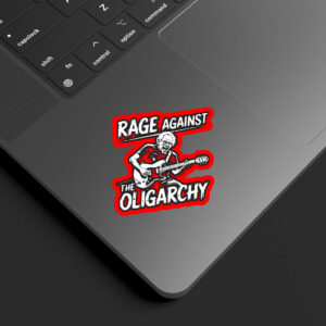 Rage Against Oligarchy Bernie Sanders, Fight Oligarchy Tour Sticker, Car Magnet