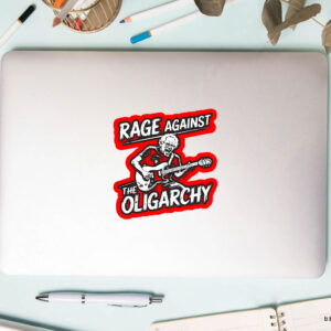 Rage Against Oligarchy Bernie Sanders, Fight Oligarchy Tour Sticker, Car Magnet
