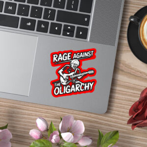 Rage Against Oligarchy Bernie Sanders, Fight Oligarchy Tour Sticker, Car Magnet