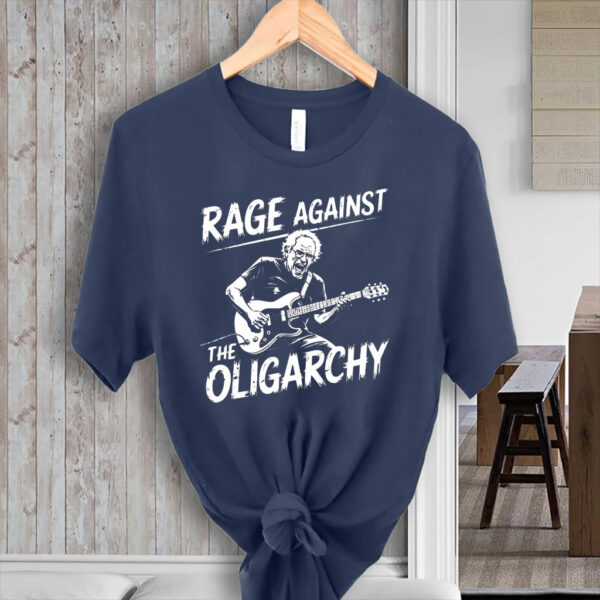 Rage Against Oligarchy Bernie Sanders, Fight Oligarchy Tour T-Shirt