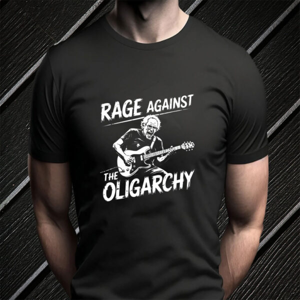 Rage Against Oligarchy Bernie Sanders, Fight Oligarchy Tour T-Shirt